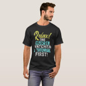 Krankenschwester beobachtete ein Tutorial Nurselif T-Shirt (Vorne ganz)