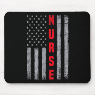 Krankenschwester betrübt die Entwicklung amerikani Mousepad