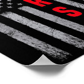 Krankenschwester betrübt die Entwicklung amerikani Poster (Ecke)