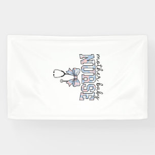 Krankenschwester Blumen-Schleife-Shirt-Design für Banner