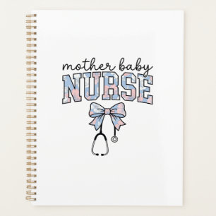 Krankenschwester Blumen-Schleife-Shirt-Design für Planer