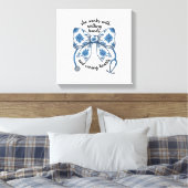 Krankenschwester Blumen-Schleife Stethoskop Vintag Leinwanddruck (Insitu (Schlafzimmer))