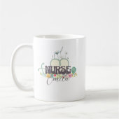 Krankenschwester Blumengarten Ihr Name Kaffeetasse (Links)