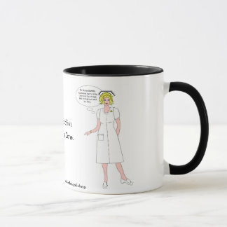 Krankenschwester Bobbies keine Gejammer-Zone Tasse