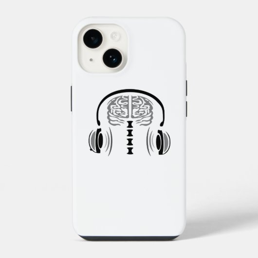 Krankenschwester Brain Gray hört Lied iPhone Hülle (Rückseite)