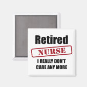 Krankenschwester (britischer Zauber) Magnet (Vorderseite/Rückseite)