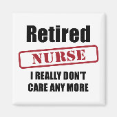 Krankenschwester (britischer Zauber) Magnet (Vorne)