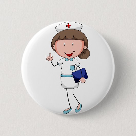 Krankenschwester Button (Vorderseite)