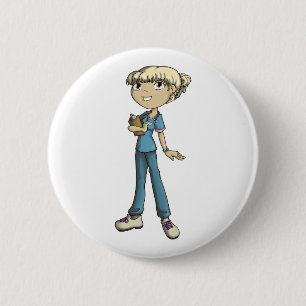 Krankenschwester Button