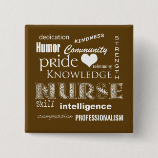 Krankenschwester Button