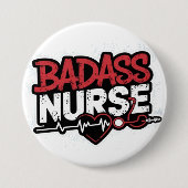 Krankenschwester Button (Vorderseite)