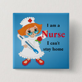 Krankenschwester Button