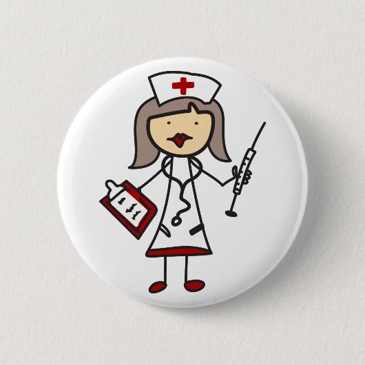 Krankenschwester Button (Vorderseite)