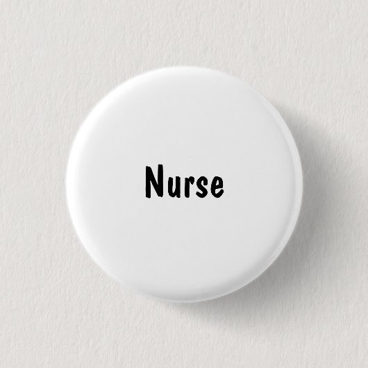 Krankenschwester Button (Vorderseite)