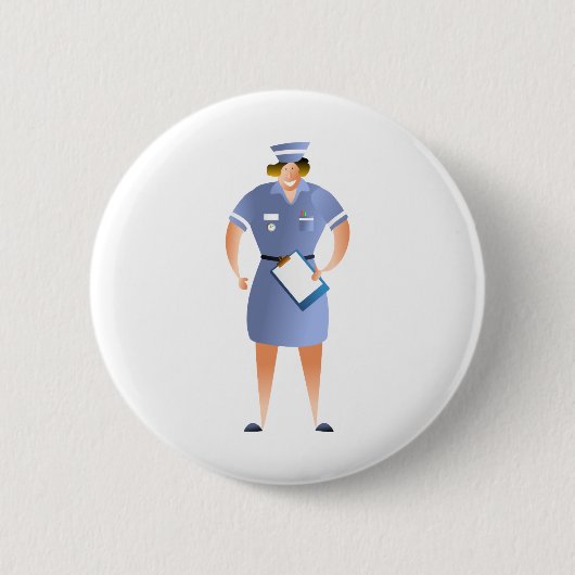 Krankenschwester Button (Vorderseite)