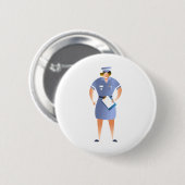 Krankenschwester Button (Vorne & Hinten)