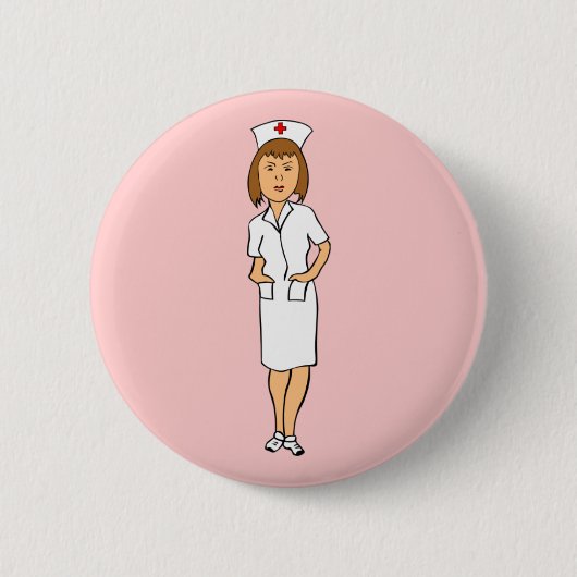 Krankenschwester Button (Vorderseite)