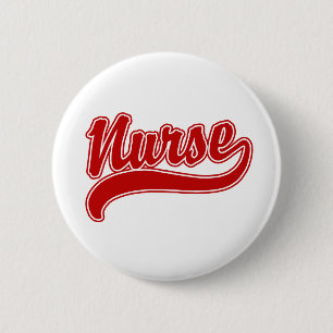 Krankenschwester Button