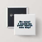 Krankenschwester Button (Vorne & Hinten)