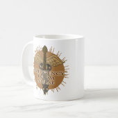Krankenschwester Caduceus Kaffeetasse (Vorderseite Links)