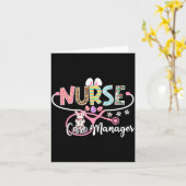 Krankenschwester Case Manager Osterhase Ei Stethos Karte (Gelbe Blume)