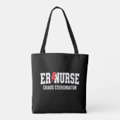 Krankenschwester Chaos Koordinatorin Tasche (Rückseite)