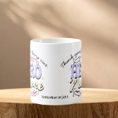 Krankenschwester Dankbarkeit Violette Typografie P Kaffeetasse