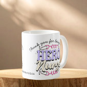 Krankenschwester Dankbarkeit Violette Typografie P Kaffeetasse