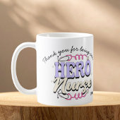 Krankenschwester Dankbarkeit Violette Typografie P Kaffeetasse