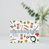 Krankenschwester danke Ihnen Karten (Stehend Vorderseite)