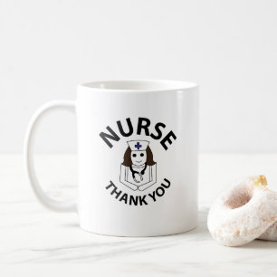 Krankenschwester danke Ihnen Krankenschwester Wert Kaffeetasse