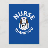 Krankenschwester danke Ihnen Nurse Postkarte (Vorderseite)