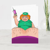 Krankenschwester danke Spaß Funny Nurses Dank Humo Karte (Vorderseite)