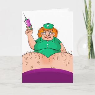 Krankenschwester danke Spaß Funny Nurses Dank Humo Karte