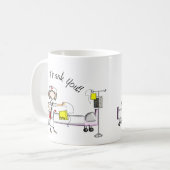 Krankenschwester "danken Ihnen" Geschenke Kaffeetasse (Vorderseite Links)