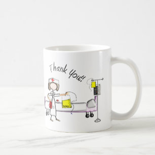 Krankenschwester "danken Ihnen" Geschenke Kaffeetasse