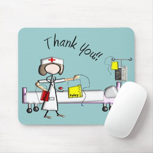 Krankenschwester "danken Ihnen" Geschenke Mousepad (Mit Mouse)