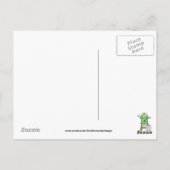 Krankenschwester Dankeschön Cartoon Postkarte (Rückseite)