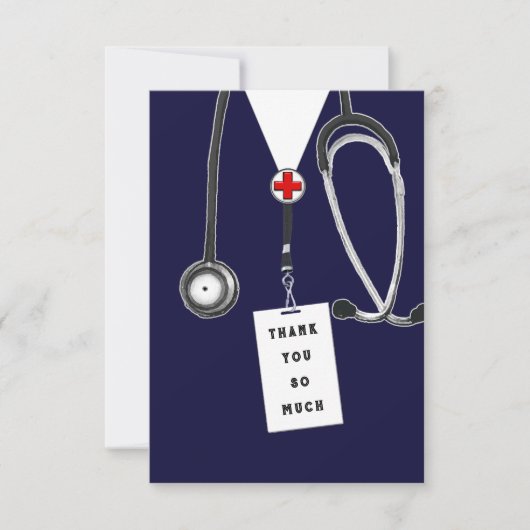 Krankenschwester Dankeskarte (Vorderseite)