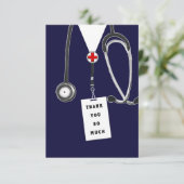 Krankenschwester Dankeskarte (Stehend Vorderseite)