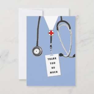 Krankenschwester Dankeskarte