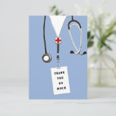 Krankenschwester Dankeskarte (Stehend Vorderseite)