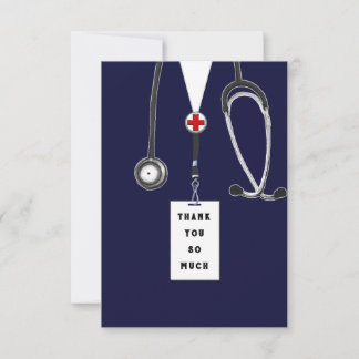 Krankenschwester Dankeskarte