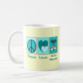 Krankenschwester der FriedensLiebe-ICU Kaffeetasse (Links)