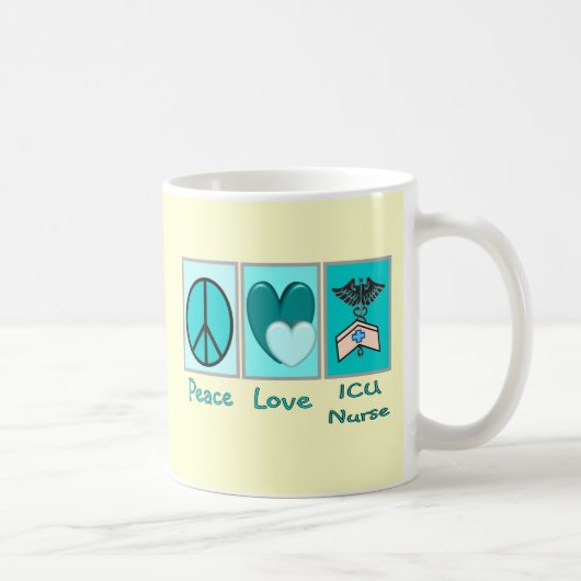 Krankenschwester der FriedensLiebe-ICU Kaffeetasse (Rechts)