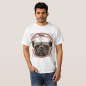 Krankenschwester des Mops T-Shirt (Vorne ganz)
