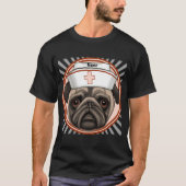 Krankenschwester des Mops T-Shirt (Vorderseite)