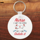 Krankenschwester, die ich nicht reparieren kann, a schlüsselanhänger (Vorderseite)