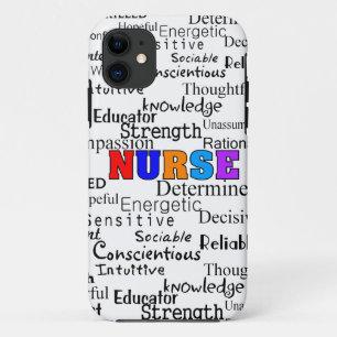 Krankenschwester, die Wort-Geschenke beschreibt Case-Mate iPhone Hülle