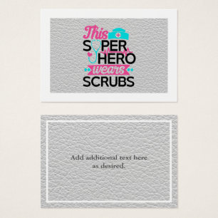 Krankenschwester - Dieser Superheld trägt Scrubs -